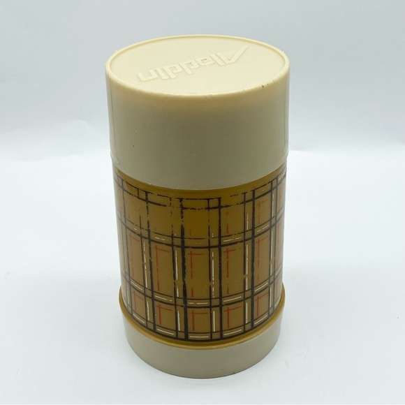 Vintage 1970s Aladdin Plaid Thermos AS IS - Picture 3 of 7